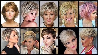 Best 55 Youthful Short Haircuts Styles For Woman Over 50 to 60 in 20222023  Fashion Hair Club [upl. by Cates]