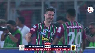 ATK Mohun Bagan beat Hyderabad FC 43 on penalties  SemiFinal 2 2nd Leg Hero ISL 202223 Playoffs [upl. by Ravert]