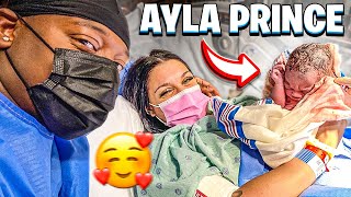 THE BIRTH OF AYLA PRINCE FACE REVEAL [upl. by Frants464]