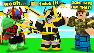 I ENCHANTED My Demon Bow To Make Me UNBEATABLE ROBLOX BEDWARS [upl. by Horten]