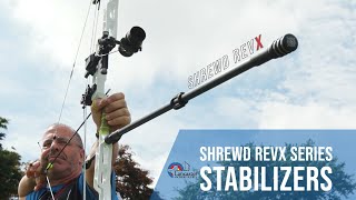 Shrewd RevX Series Stabilizer  LancasterArcherycom [upl. by Kcor]