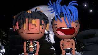 JUICEWRLD XXXTENTACION  Moonlight  Run Animated Music Video Prod by Jadens Mind [upl. by Acireed]