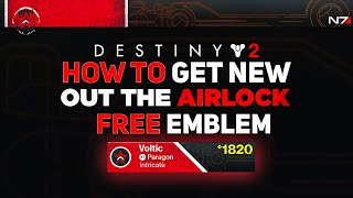 Out The Airlock Emblem Free Secret Emblem  Destiny 2 x Mass Effect Collab [upl. by Fishbein]