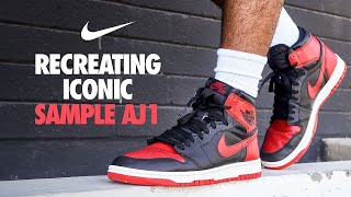 Recreating The Iconic Air Jordan 1 With A Nike Dunk Sole [upl. by Manton417]