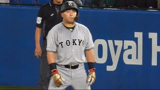 巨人優勝で飲んでない男、浅野翔吾19歳が初得点！ヤクルト対巨人 優勝翌日！in明治神宮野球場 2024929日 [upl. by Kostman942]