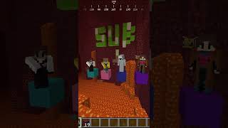 GANGDEM vs LAVA minecraft fyp funny viralshort 1upgangdem [upl. by Sprague]