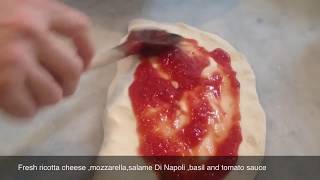 How to make the real neapolitan Calzone  Come fare il vero calzone napoletano [upl. by Quinton186]