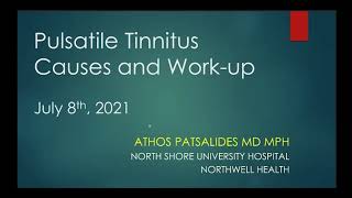 Diagnosis and WorkUp of Pulsatile Tinnitus [upl. by Dorion]