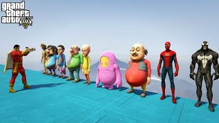 Motu Patlu Vs Little Singam Parkour Ramp Challenge In Gta 5 [upl. by Ford]