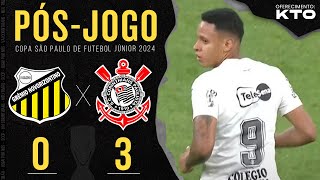 NOVORIZONTINO 0x3 CORINTHIANS 🔴 PÓSJOGO  Semifinal  COPINHA 2024 [upl. by Steen]