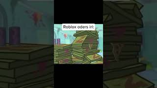 Roblox oders irl roblox gaming trending fyp [upl. by Selimah650]