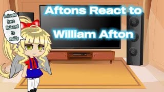 Aftons React to William Afton  Springtrap  Sad edits  Short [upl. by Fianna]