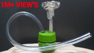 How to make a mini pocket hookah using 2 bottle caps  EXPERIMENT amp CREATION [upl. by Powell]