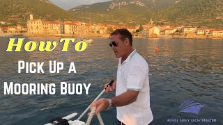 How To Pick Up a Mooring Buoy and Look Cool  Komiža Croatia [upl. by Ivey]