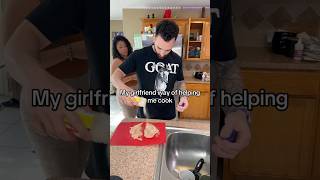 She said “that way you can’t say I don’t cook” 🤣 shorts funny cooking [upl. by Tirma]