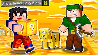 CUBO DE LUCKY BLOCK GIGANTE DA FAMÃLIA ARQUEIRA NO MINECRAFT BETO ROBIN DAVI [upl. by Nnyrat]