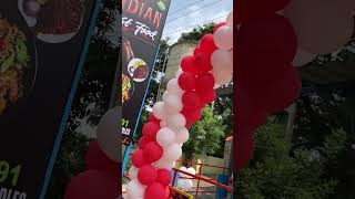 Balloon decorationShop opening ceremony decoration balloon ideas shop arch balloonarch [upl. by Rex]