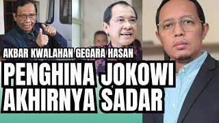 HASAN NASBI BUAT AKBAR FAIZAL KWALAHAN MAU JATUHKAN JOKOWI TAPI TERBANTAH jokowi mahfudmd [upl. by Adeirf62]