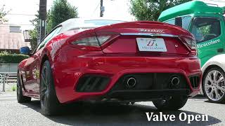 MASERATI GranCabrio MC BERTOCCHI Exhaust Sound [upl. by Anayhd]