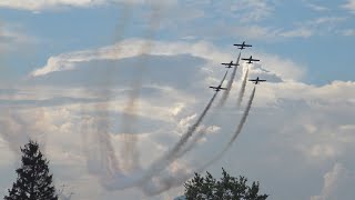 FRECCE TRICOLORI  CENTENARIO AERONAUTICA MILITARE AIR SHOW TORINO 2023 PROVE [upl. by Ynaffik643]