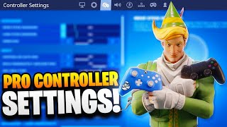 BEST CONTROLLER SETTINGS in Fortnite PRO PLAYER SETTINGS FOR PS4XBOX Fortnite Best Sensitivity [upl. by Hollinger]