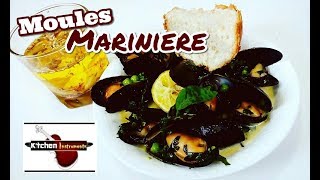 How to Cook Mussels Moules Mariniere  Kitchen Instruments [upl. by Giah898]