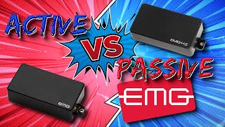 EMG 81 vs EMG H4  Pickup Shootout  ActivePassive [upl. by Adnomar672]