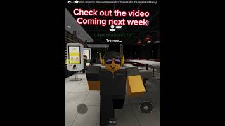 I played Mcdonalds On Roblox [upl. by Linad]