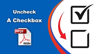 How to uncheck a checkbox in pdf Prepare Form using Adobe Acrobat Pro DC [upl. by Popelka]