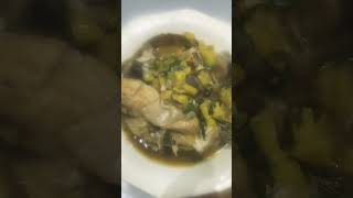 Fresh fish pepper soup and sliced plantain [upl. by Umont]