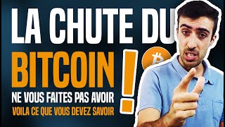 BITCOIN  NE VOUS FAITES PAS AVOIR  Bitcoin crash [upl. by Ahtabat]