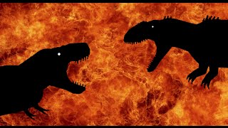 Jurassic Rage Giganotosaurus vs Tyrannosaurus [upl. by Valaria]