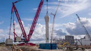 LR 13000 reactor installation  Standing tall to streamline lifts [upl. by Huckaby]