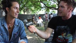 Greta Van Fleet Interview  Samuel Kiszka LIVE at Lollapalooza [upl. by Anirtik215]