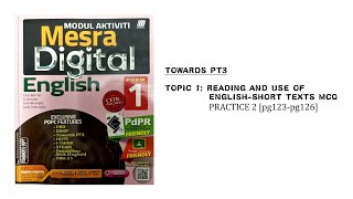 Answers for Modul Aktiviti Mesra Digital English Form 1 Towards PT3 Topic 1 Practice 2 [upl. by Nairrot]