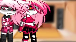 Hazbin hotelreact to quotAddictquotsad angel dust and cherrie bomb vivziepop [upl. by Ibbed877]