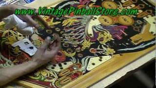 How To Do Pinball Playfield TouchUp  Part 3 PinDude Pinball Project [upl. by Virgie920]