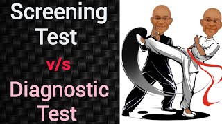 Difference between Screening Test and Diagnostic Test  PSM lectures  Community Medicine lecture [upl. by Ecienal]