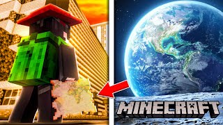 PLANETA TERRA no MINECRAFT com TODOS OS CONTINENTES [upl. by Rene]