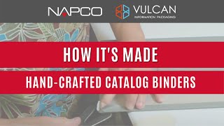 How we Make Handcrafted Trojan Casemade Catalog Binders [upl. by Zehcnas]