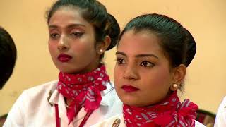 Hunnarbaaz Ep 121 Learn to fly high at the Frankfinn Institute of Air Hostess Training [upl. by Akiwak]