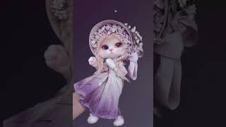 Gorgeous Needle Felted Cat Fairy Lady  Needle Felting ASMR  Needle Felting Cats [upl. by Richia207]