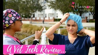 Harmony Scrub Hat Review  Vet Tech [upl. by Nahs]