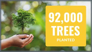 Over 92000 Trees Planted by Amoria Bond [upl. by Taryn]