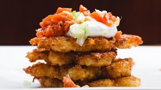 The Best Homemade Latkes  SAM THE COOKING GUY [upl. by Eciram443]