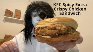 KFC Spicy Chicken Sandwich Review kfc reviews foodtrend [upl. by Anatnahs]