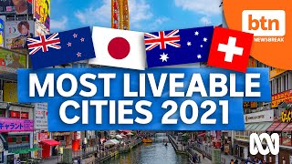 Top 10 Worlds Most Liveable Cities 2021 Adelaide Auckland Osaka Zurich amp More [upl. by Drabeck89]