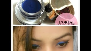 LOREAL intenza 36H GEL EYELINER REVIEW  Demo [upl. by Adnilev]