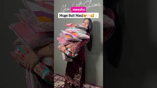 Huge MEESHO Suit Haul meesho shorts [upl. by Ihcalam]