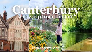 Summer trip to Canterbury 🌼 punting tour charming medieval buildings day trip from London [upl. by Myo]